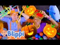 Meekah&#39;s Pumpkin Queen Song! BRAND NEW BLIPPI Halloween Costume Songs for Kids