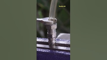 Tip for using a nut to connect plastic pipessecurely. #shorts #diy #asmr