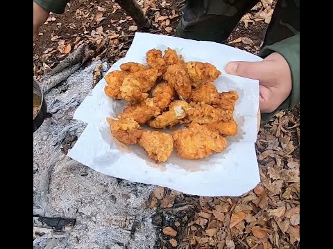 ნაგეცი კართოფილთან.. ტყეში მომზადებული. Prepared in the forest with potatoes.GEORGIA