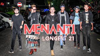 Menanti - Longest 21 ( Lyric video) No Copyright Music