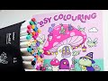 Cozy Colouring with Ohuhu Alcohol Markers | ASMR Colouring ✨️👩‍🎨 #colouring #art  #relaxing #craft 
