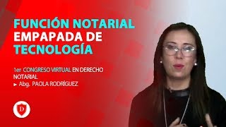 Función Notarial Empapada De Tecnología Derechoteca