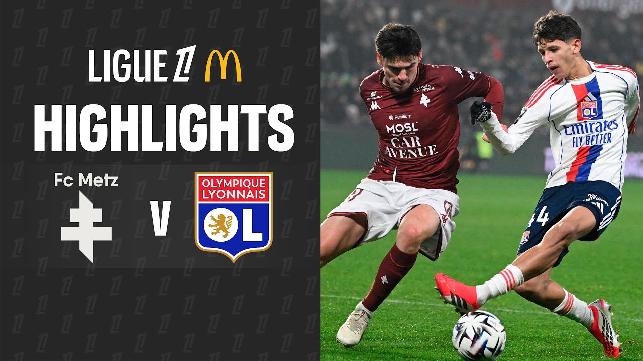 [Highlight] France Ligue 1 : เม็ตซ์ vs โอลิมปิก ลียง (25-01-69)
