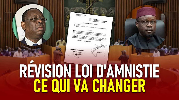 Lan moo nara sopééku ci Loi d'amnistie bi - Avec Ismaila Seck
