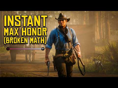 The Fastest Way to MAX Honor in RDR2 (Broken Math) | PS5?
