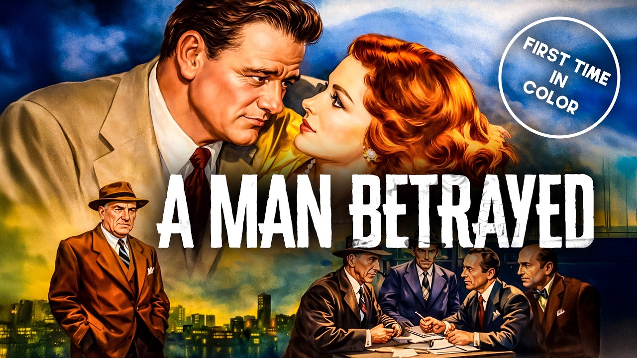 A Man Betrayed | Classic John Wayne Movie in Color