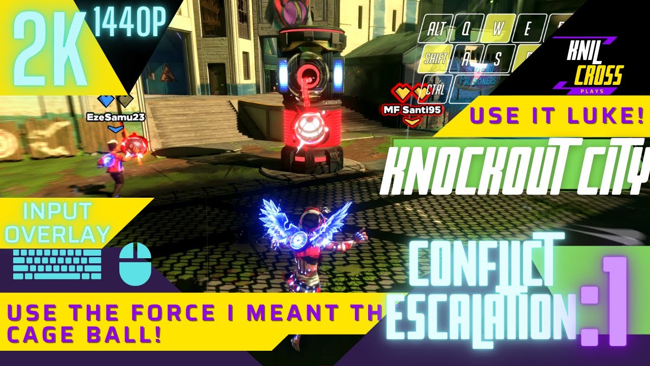 Knockout City 2K! Conflict Escalation:1 Use the force! no the Cage ball I meant!