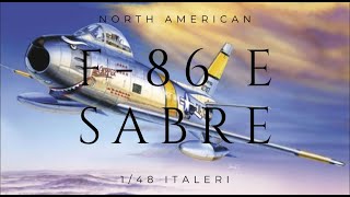 North American F-86 E Sabre Italeri 1/48