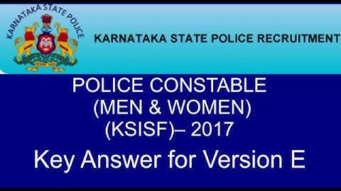 KSISF exam 2017 question paper key answers
