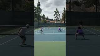 Saved the point with a clutch lob #tennis #pickleball #usta #atp #wta