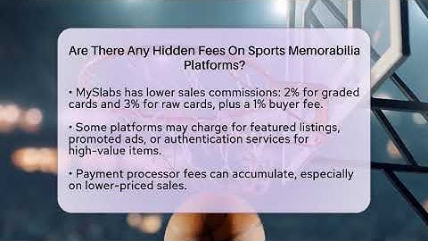Are There Any Hidden Fees On Sports Memorabilia Platforms? - The Memorabilia Zone