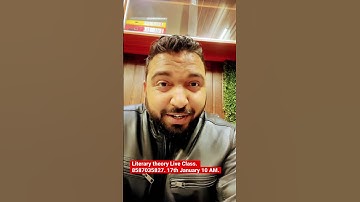 Free Literary Theory Live Class. #rajasthansetexam2023 #telanganaset #ugcnetenglish #vineetpandey