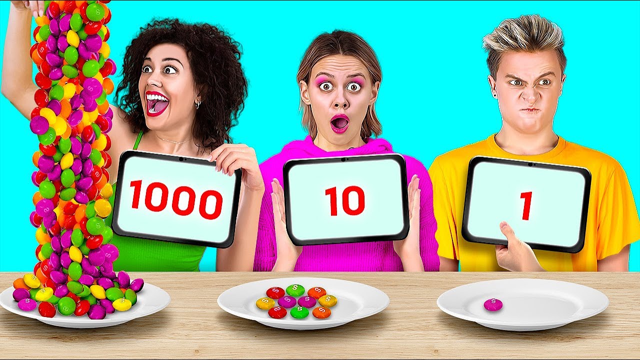 THỬ THÁCH 100 LỚP ĐỒ ĂN! || 100 Lớp Đồ Vật Từ 123 GO! GOLD