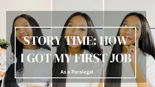 Life of a Law Graduate | How I got my first job as a Paralegal | #storytime