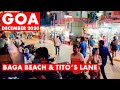 GOA | Baga Beach & Tito's Lane - December 2020 | Goa Vlog, Goa After Lockdown | Clubs Pubs Nightlife