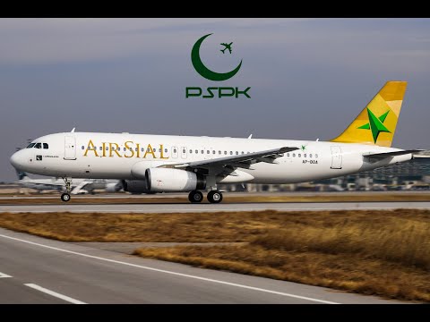 Air Sial Airbus A320 AP-BOA | PF122 | Islamabad to Karachi