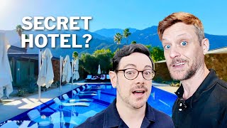 We Found Palm Springs’ HIDDEN Luxury Hotel (Hermann Bungalows)