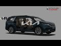 2022 Kia Carnival Efficient Seating Space Utilization Detailed