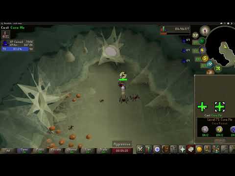 Fast Magic Training Method (400k exp per hour) - Morytania Spider Cave