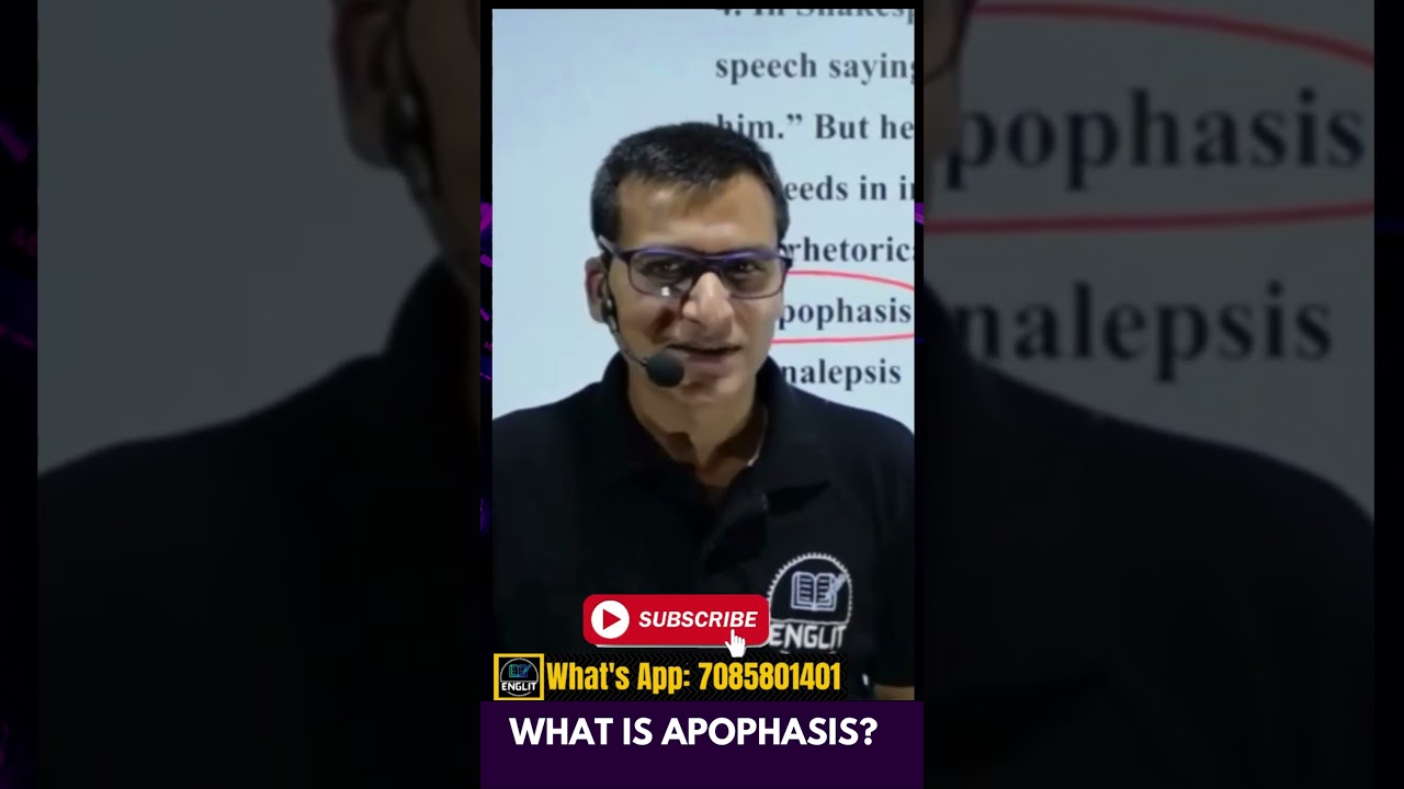 What is Apophasis?