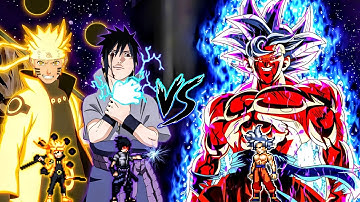 Sasuke EMS RN OP (New) & Naruto Final OP (all form) VS Son Goku US MUI V3.5 OP in Jump Force Mugen