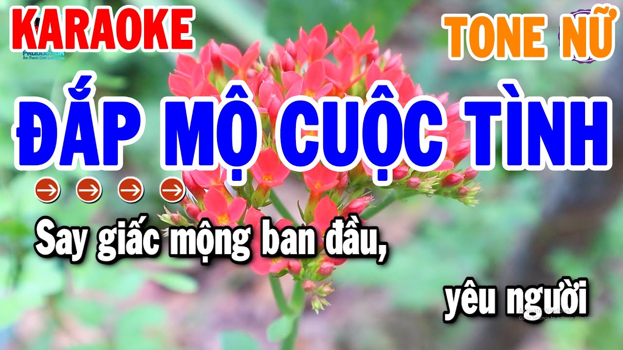 Đắp Mộ Cuộc Tình karaoke Tone Nữ ( Bm ) Nhạc Sống Rumba Mới | Thanh Hải Organ