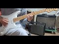 12-bar (A7) blues guitar jam practice