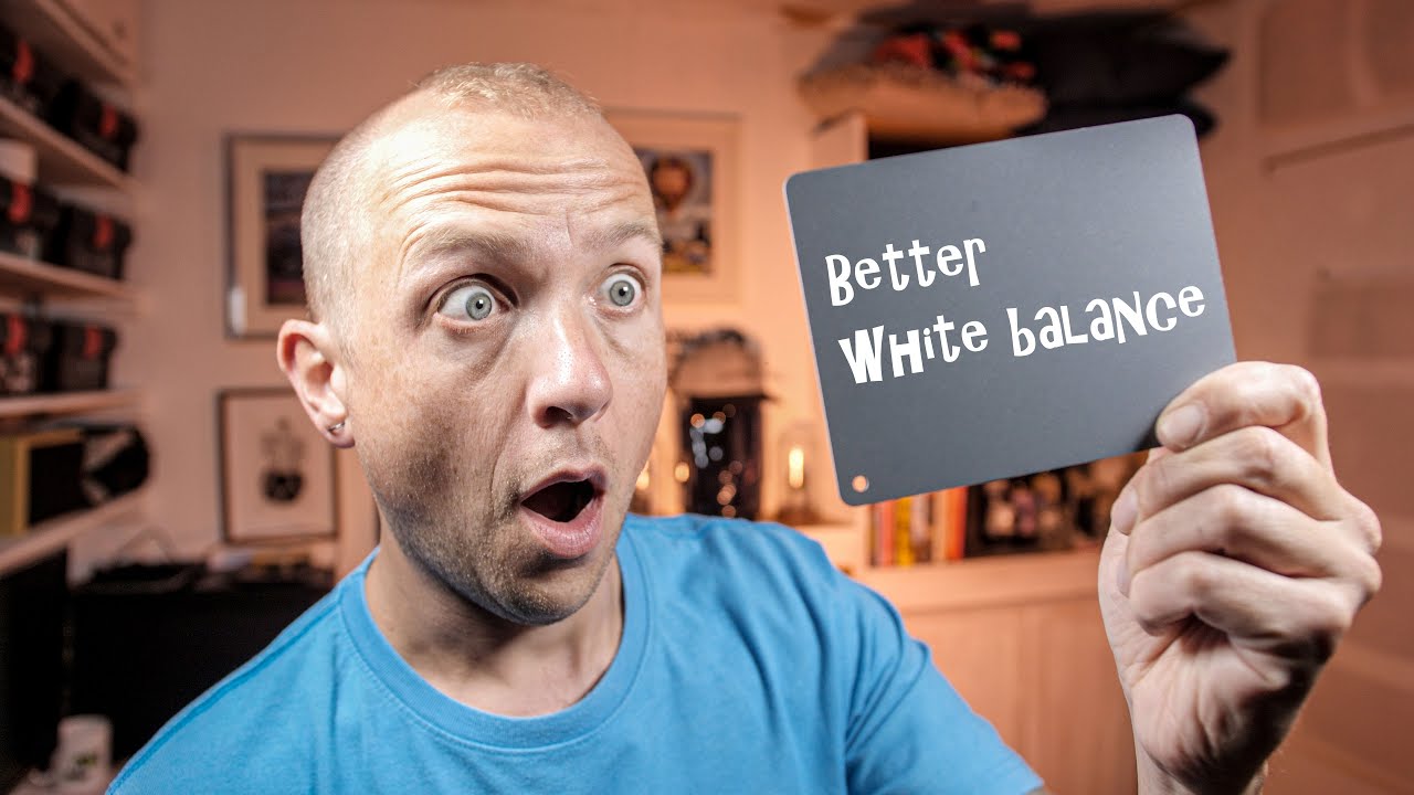 White balance with a grey card