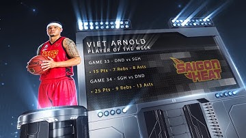 MVP VBA 2017 || Việt Arnold - Đội Trưởng Saigon Heat Lại Tỏa Sáng | Tuần 7