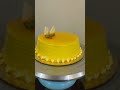 mango cake simple design homemade cake