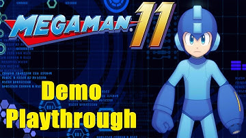 Mega Man 11 Demo Playthrough (Block Man Stage | Normal Difficulty | No Deaths)