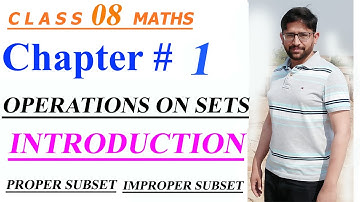 Mathematics of Class 08||Oxford countdown Mathematics||Chapter01,OPERATIONS ON SETS|| INTRODUCTION