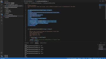 Cracking The Coding Interview | Chapter 1 | Problem 2 | 1.2 | Check Permutation