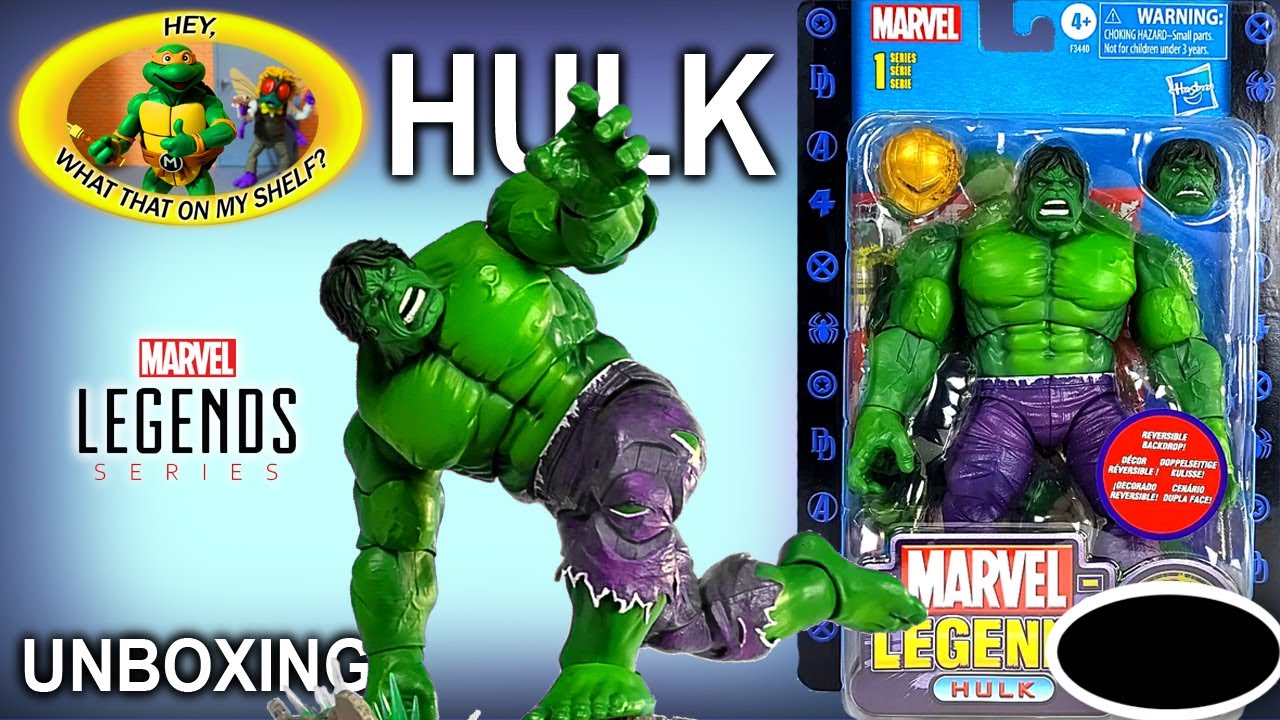 Unboxing Marvel Legends Hulk - Dec 23rd 2022 - Hasbro Comic Book Figure