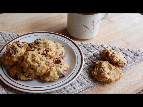 Video: Oatmeal Cranberry Cookies - A Step By Step Recipe With A Photo