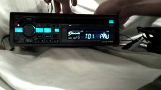 Alpine CDE-7831 Demonstration