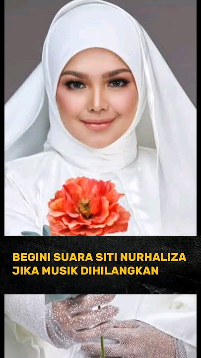 Begini suara SITI NURHALIZA Jika musik dihilangkan #sitinurhaliza #malaysia #singer #melayu #music