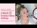 GRWM | 5 minute everyday makeup look challenge