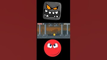 red ball 4 level 45 very dangerous boss, 😱😳 #redball4 #shorts #youtubeshorts