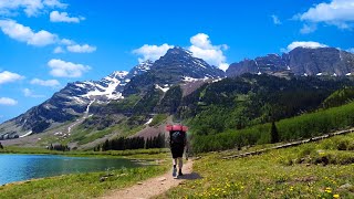 Hiking the Maroon Bells via Four Pass Loop in Aspen Colorado