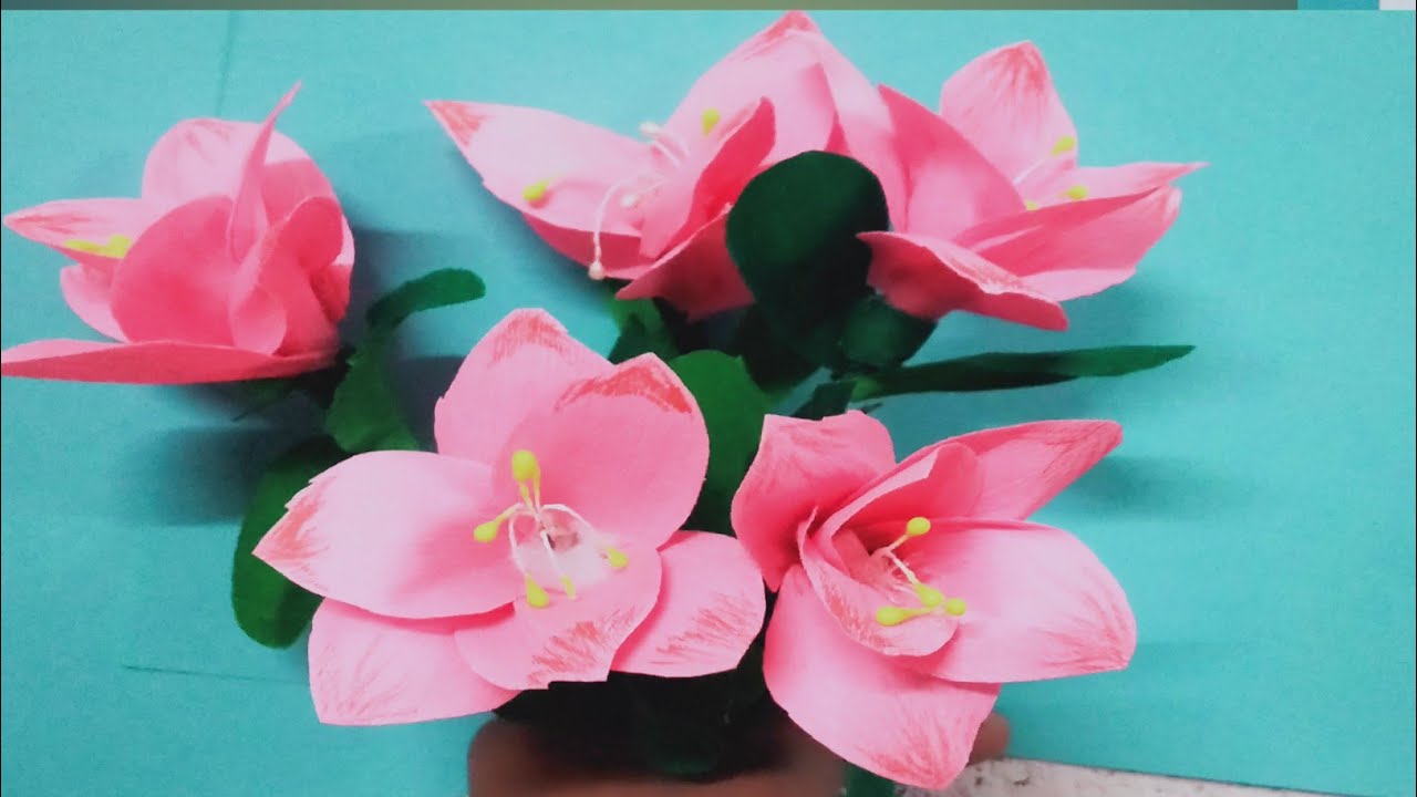 Easy DIY Paper Flower for Home Decor