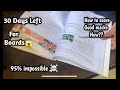 30 Days Left For Board Exam😱|| Preparation Vlog🧿📚 #study #video #class10 