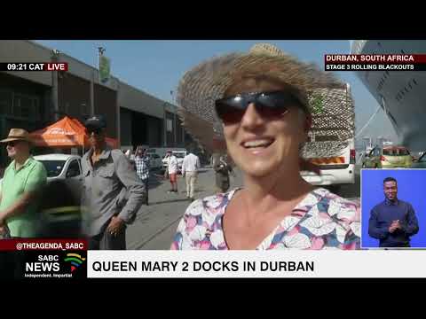 Queen Mary 2 Docks In Durban