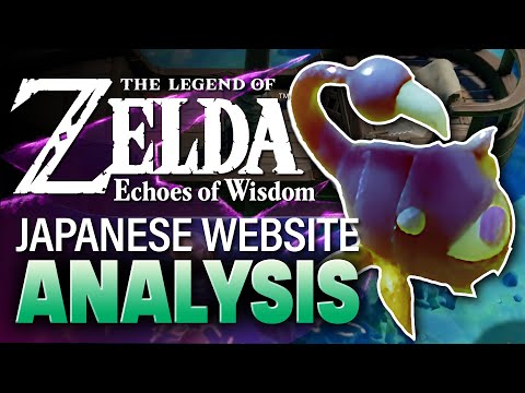 Zelda: Echoes of Wisdom – Japanese Website Analysis