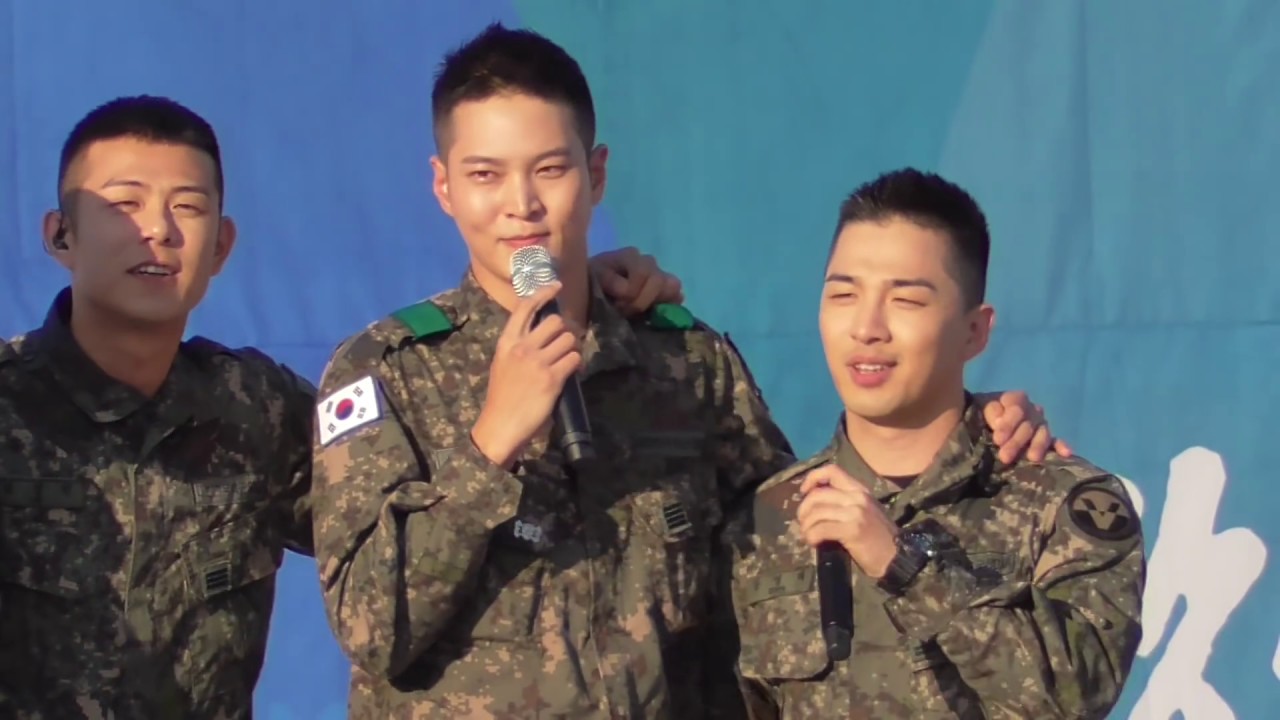 태양, 대성, 빈지노, 고경표, 주원, 거꾸로 강을 거슬러 오르는 저 힘찬 연어들처럼 @ JISANGGUN FESTIVAL(181007)