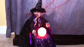 *Halloween Animated Fortune Teller Witch By Gemmy*