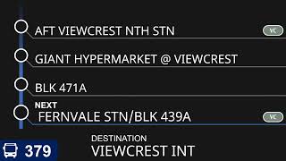 Next stop announcements - Svc 379 (Transit Services)