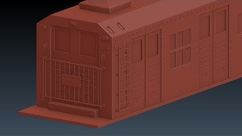 Blender: Modeling a Subway Train (Part 5)