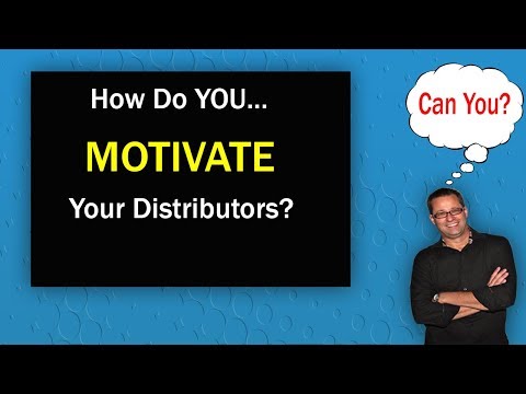 Video: How To Motivate Distributors