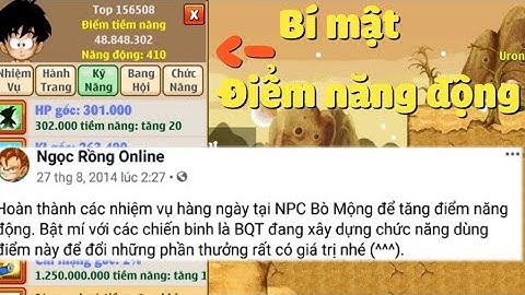 Zong1sao || Bất Ngờ Về Công Dụng Cực Vip Của Điểm Năng Động.. Và Cú Lừa Của Admin - Ngọc Rồng Online